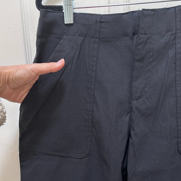 Eddie Bauer Women's Horizon Straight Ankle Pant Size 8 Black Outdoor Casual NEW - Picture 4 of 15